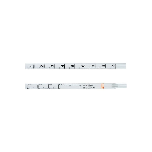 Celltreat Scientific Products CELLTREAT 10mL Serological Pipet, Open End, Individually Wrapped, Sterile, Polystrene, 200/PK 229224B - main